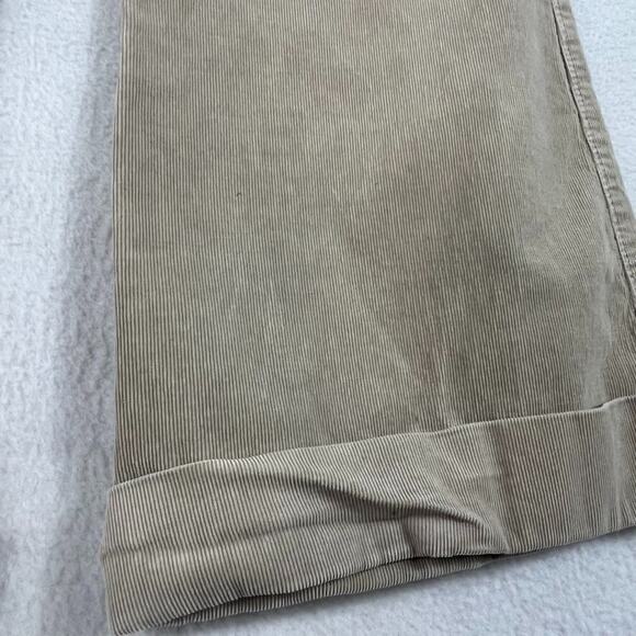 Old Navy Women's Size 8 Mid Rise Corduroy Pants Tan Brown Cotton Blend Y2K - Picture 6 of 13